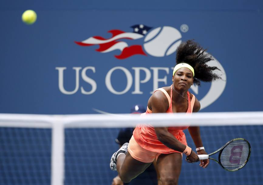 Serena Williams  stata impegnata pi del previsto per avere la meglio sull’olandese Bertens (7-6, 6-3) nel 2 turno degli Us Open (Reuters)